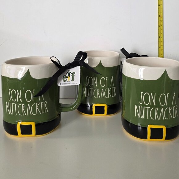 NWT Rae Dunn ELF "SON OF A NUTCRACKER" Mug Buddy the Elf - Picture 2 of 5